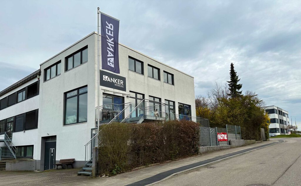 Firmengebäude von Anker Werbung in der Wöhlerstraße in Ludwigsburg